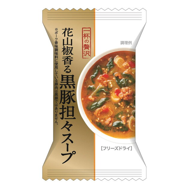 一杯の贅沢 花山椒香る黒豚担々スープ 楽天西友ネットスーパー 一杯の贅沢 花山椒香る黒豚担々スープ 楽天西友ネットスーパー